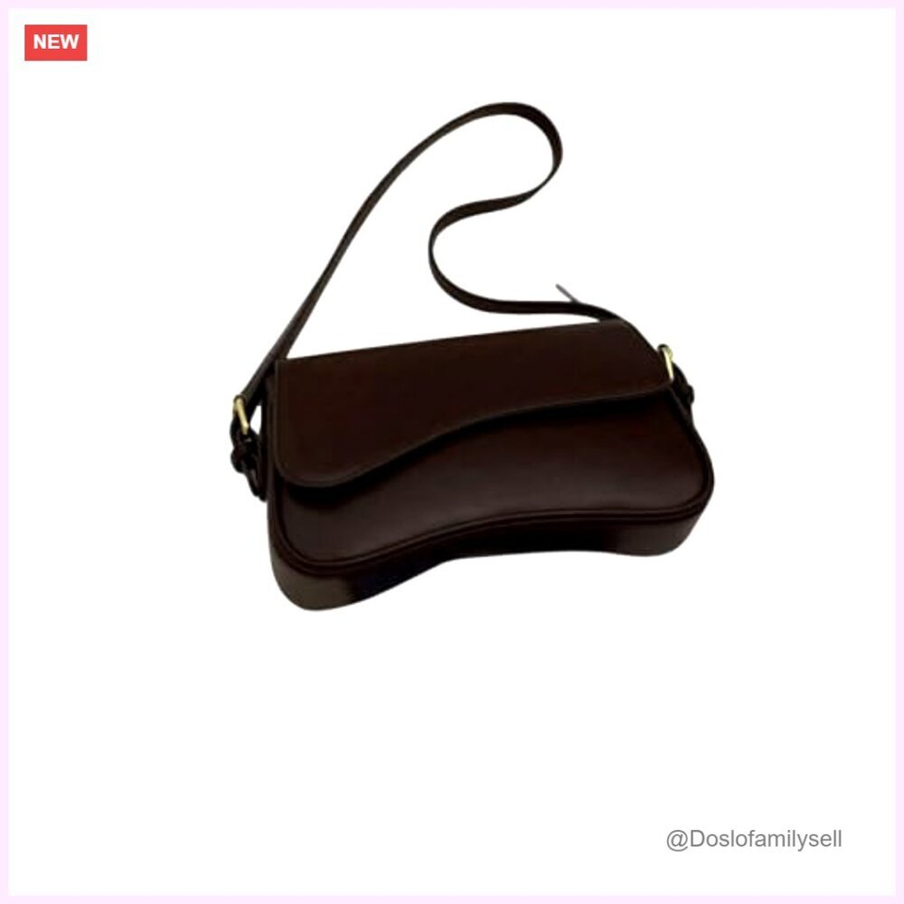 Faux Leather Shoulder Bag with Removable Strap Hobo Crossbody Clutch - Picture 3 of 7